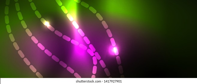 Shiny neon vector wave line abstract background, motion concept, vector illustration