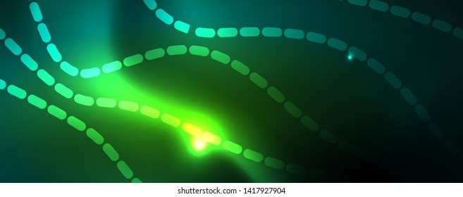 Shiny neon vector wave line abstract background, motion concept, vector illustration