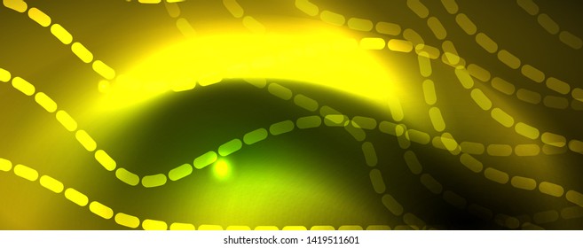 Shiny neon vector wave line abstract background, motion concept, vector illustration