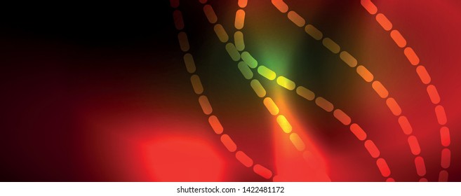 Shiny neon vector wave line abstract background, motion concept, vector illustration