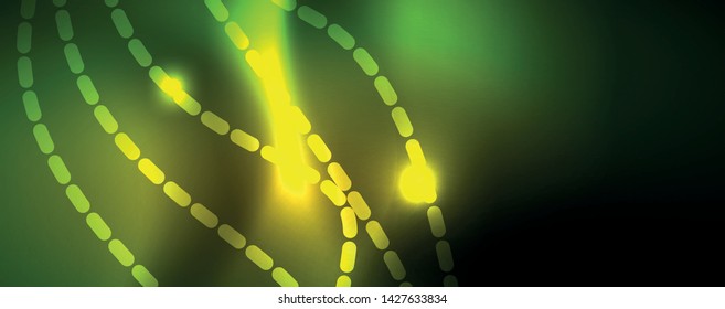 Shiny neon vector wave line abstract background, motion concept, vector illustration