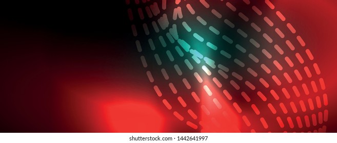 Schlaue Neonvektorwelle, abstrakter Hintergrund, Bewegungskonzept, Vektorgrafik