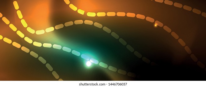 Shiny neon vector wave line abstract background, motion concept, vector illustration