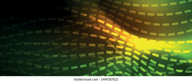 Shiny neon vector wave line abstract background, motion concept, vector illustration