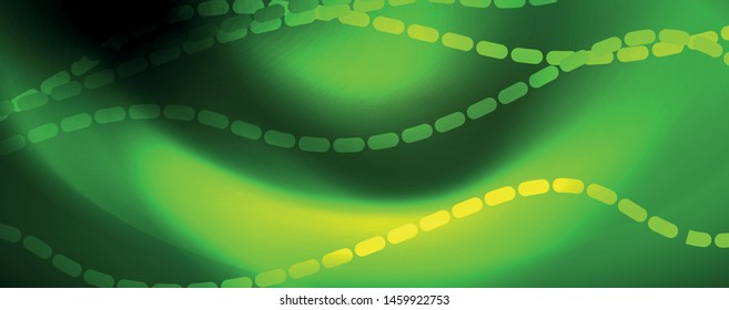 Shiny neon vector wave line abstract background, motion concept, vector illustration