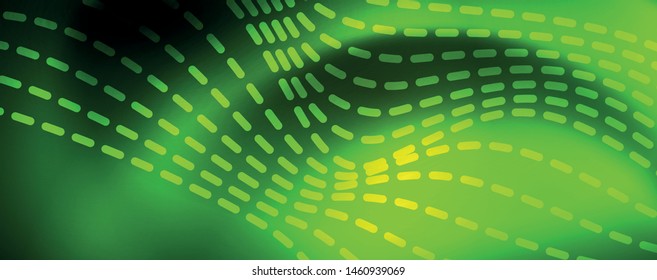 Shiny neon vector wave line abstract background, motion concept, vector illustration