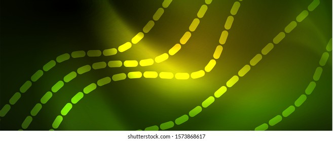 Shiny neon vector wave line abstract background, motion concept, vector illustration