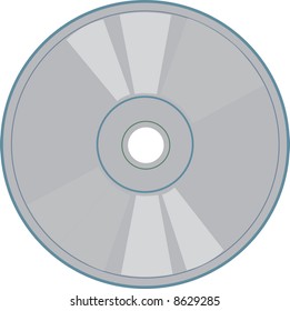 A shiny new compact disc.