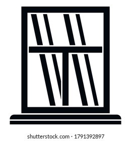 Shiny new window icon. Simple illustration of shiny new window vector icon for web design isolated on white background