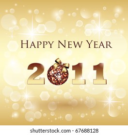 Shiny New Year Celebration Card - Background