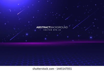 shiny night background design with modern concept, use for business banner and web banner template