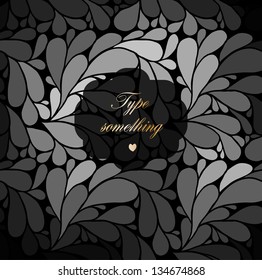 Shiny paisley (drops) background.