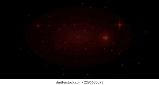 Schlauer Partikeleffekt. Vektorgrafik funkelt auf schwarzem Hintergrund. Weihnachtslicht-Effekt. Schlaue magische Staubpartikel. Mit einem besonderen Licht scheinen Staub- und Sternenschrecken.