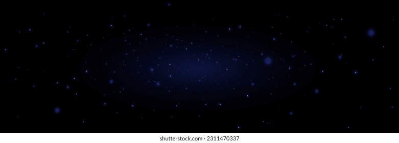 Shiny particle effect. Vector sparkles on a black background. Christmas light effect. Shiny magical dust particles. Sparks of dust and stars shine with a special light
