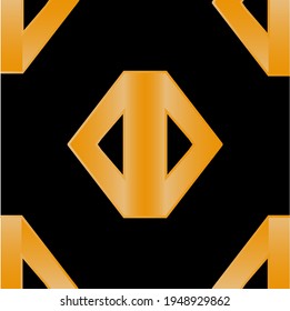 Shiny pattern design with two holes