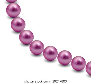Shiny Pink Pearls (Vector)