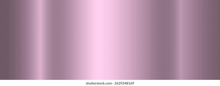Ein glänzender rosa-violetter Farbverlauf-Hintergrund. Die Wirkung der metallischen Textur. Der rote Farbverlauf. Vektor-EPS 10.