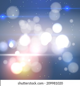 Shiny plasma bokeh