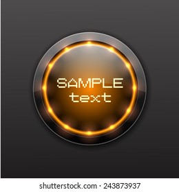 shiny portal button