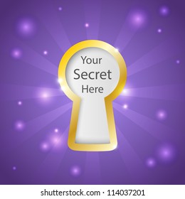 Shiny purple background with place for text