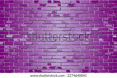Shiny Purple brick wall - Illustration