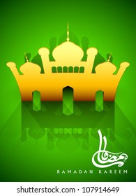 Shiny Ramadan Kareem background. EPS 10