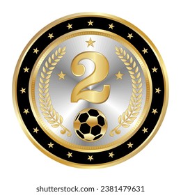 Shiny realistic gold. trophy prize design for champions and outstanding achievements. vector eps isolated