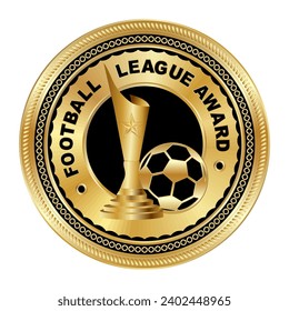 Shiny realistic gold. trophy prize design for champions and outstanding achievements. vector eps isolated