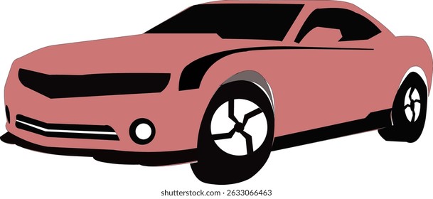 Shiny Red Car on Road