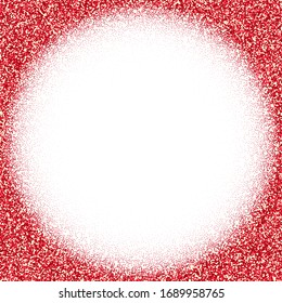 shiny red circles isolated on a white background. frame