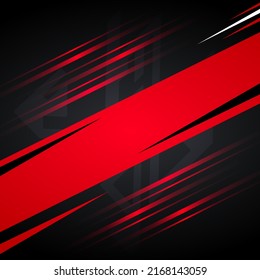 Shiny red geometric design background vector