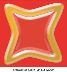 shiny red yellow background design