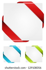shiny ribbons (set)