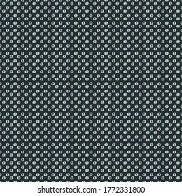 Shiny sequins on dark background seamless vector pattern. Decorative surface print design for fabrics, stationery, texturing, textiles, and packaging.