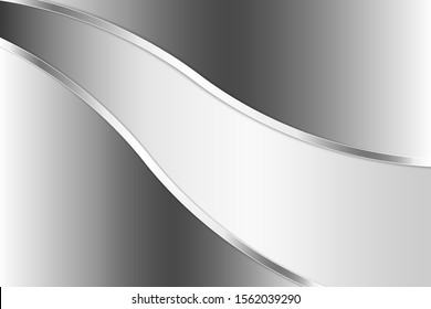 Shiny silver background.paper cut style.Art design layout for business presentations, flyers, posters.Vector illustration.Eps10 