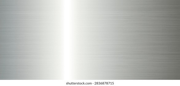 Shiny silver chrome foil bg background with metal mirror gradient, textured steel effect, smooth reflective surface, realistic grunge gloss, futuristic Y2K abstract vector element