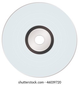 Shiny silver compact disc ideal for music or data storage
