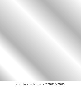 Fondo de papel de plata brillante con gradiente metálico liso. Elegante textura cromada adecuada para el diseño moderno, bordes, marcos y etiquetas en estilo Vector.