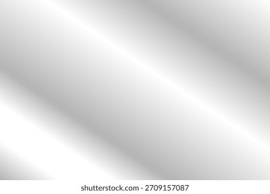 Fondo de papel de plata brillante con gradiente metálico liso. Elegante textura cromada adecuada para el diseño moderno, bordes, marcos y etiquetas en estilo Vector.
