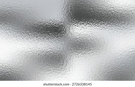 Textura metálica de folha de prata brilhante - superfície brilhante cinzenta de aço brilhante, efeito de vidro fosco com reflexo de brilho azul, material de metal polido brilhante. Alumínio escovado ou cromo brilhante bg.