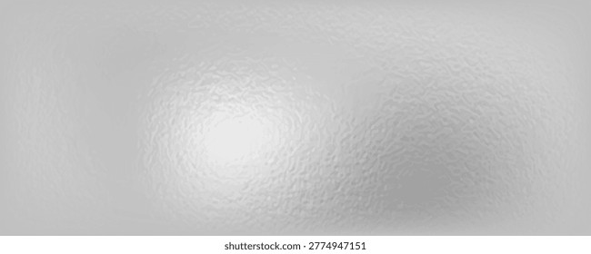 Shiny silver foil metallic texture - glossy gray steel gleaming surface, frosted glass effect with blur glare reflection, bright polished metal material. Brushed aluminum or chrome glistening bg.