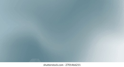 Shiny silver foil texture. Soft blue foil glass texture background. Abstract gradient bright light reflection and shiny rough texture surface. Glass effect background