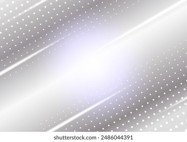 Shiny silver metallic lines background