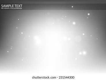 Shiny snow glitters background vector illustration - Vector abstract sparkles background template