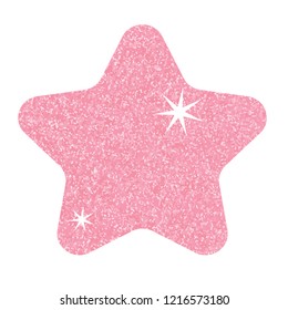 Shiny soft baby pink star. Happy christmas, Happy valentines