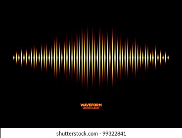 Shiny sound waveform