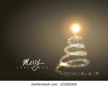 diseño vectorial de árboles brillante de navidad