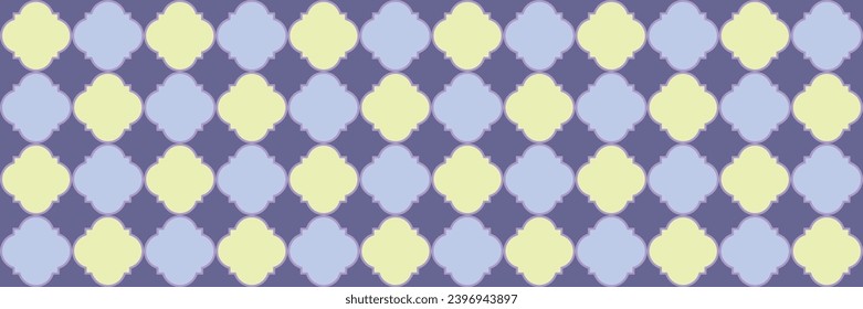 Shiny Sparkling Pattern. Geometric Trellis Tile. Silver Ottoman Mosaic. Quatrefoil Arabian Ethnic Tesselation. Cool Eastern Texture. Traditional Seamless Oriental Frame. Modern Geo Curved.
