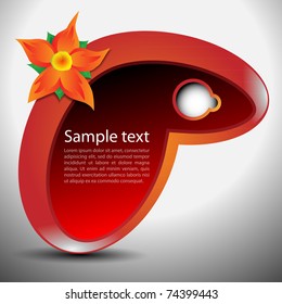 Shiny speech bubble vectors