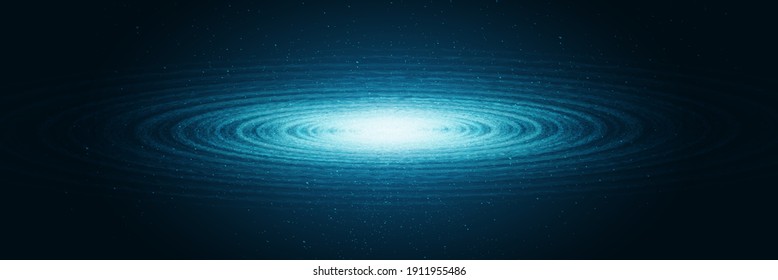 Shiny Spiral Black hole on Galaxy background with Milky Way spiral,Universe and starry concept desig,vector